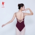 54102-薄棉吊带背交叉半体服