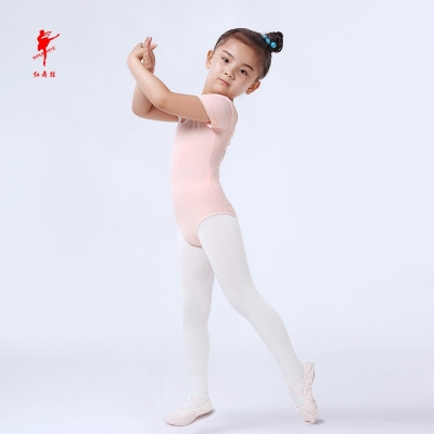 50076-棉鸡翼袖后蝴蝶结半体服（档加扣）