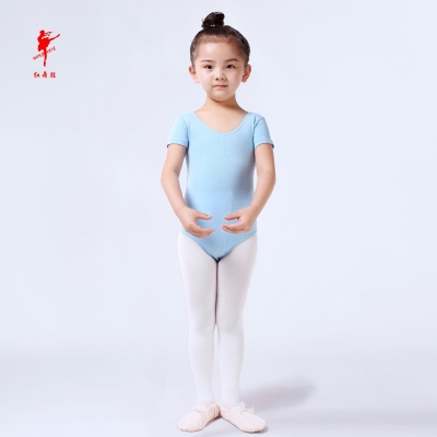50076-棉鸡翼袖后蝴蝶结半体服（档加扣）